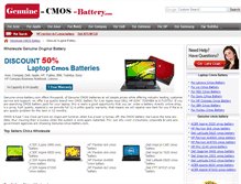 Tablet Screenshot of genuine-cmos-battery.com